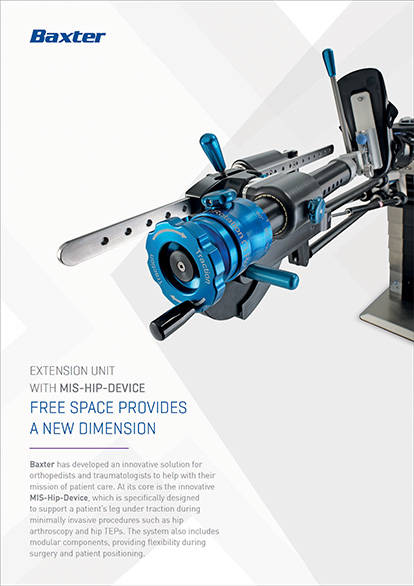 Baxterin leikkaustasojen vetotavarat Femur-, Tibia- ja lonkkaleikkauksiin