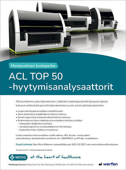 ACL TOP 50 hyytymisanalysaattorit