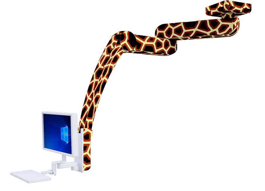 Visib Oy:n kehittelemä uusi MedArm-kannatinratkaisu hoitotiloihin