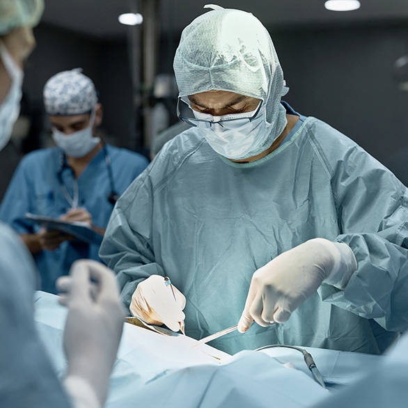 Leikkaussalin tuotteet - suojaus- ja peittelytarvikkeet sekä käsineet Mediqiltä