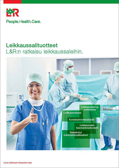 Lohmann & Rauscherin leikkaussalituotteet ja -ratkaisut katalogi