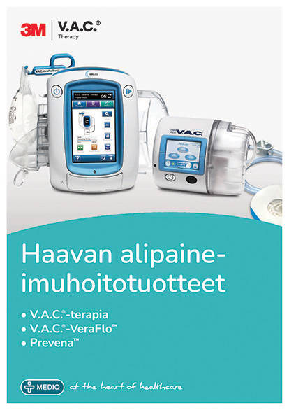 Haavan alipaineimuhoidon tuotteet